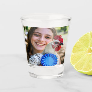 Geflügelschau Geflügel Foto Anpassen Schnapsglas