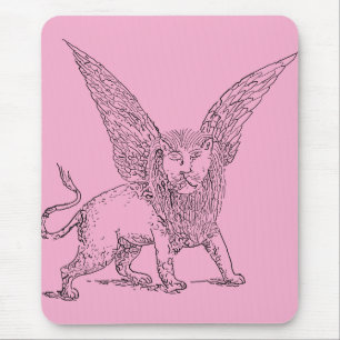Geflügelter Löwe, Symbol des heiligen Markus Mousepad