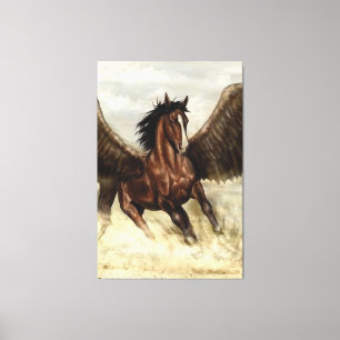 Geflügelter Pegasus Leinwanddruck
