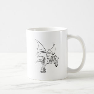 Geflügelter Raptor / Stammes- Kaffeetasse