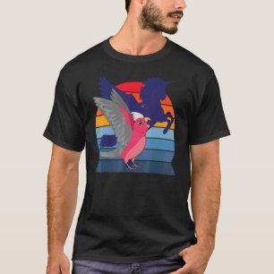 Geflügeltes Einhorn I Schreiende Rosabrustgalah Ha T-Shirt