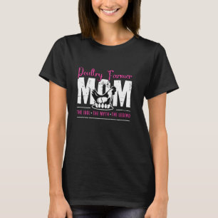 Geflügelzüchter-Mama Das Idol Hinterhof-Huhn Küken T-Shirt