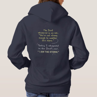 Geflüstert in der das Ohr des Teufels christlichen Hoodie