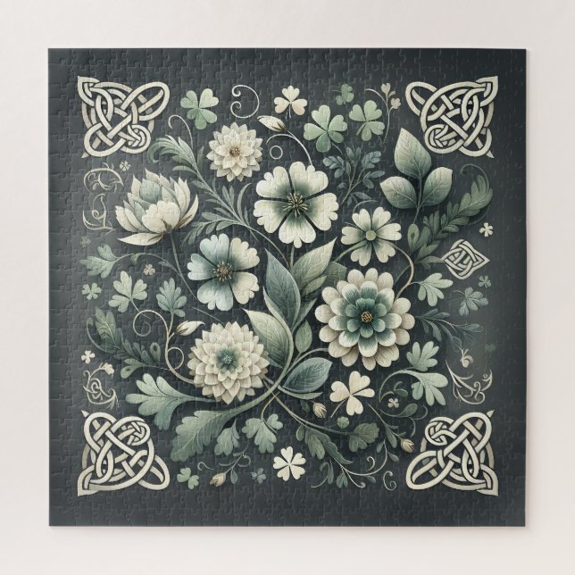 Geflüstertes Kleeblatt-Knotenwerk-Garten (Vertikal)