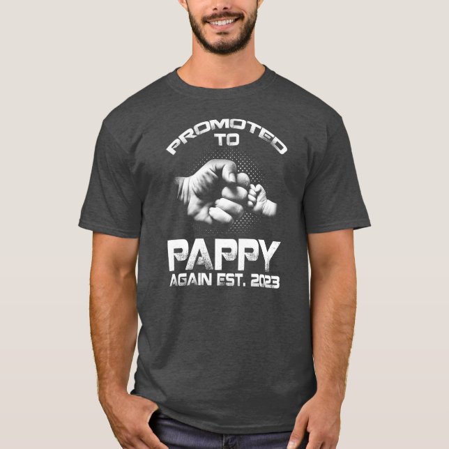 Gefördert, um wieder zu Pappy Est 2023 Funny Vathe T-Shirt (Vorderseite)