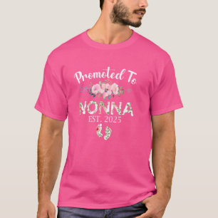 Gefördert zu Nonna 2025 Geschenke Erstmals Oma Ch T-Shirt