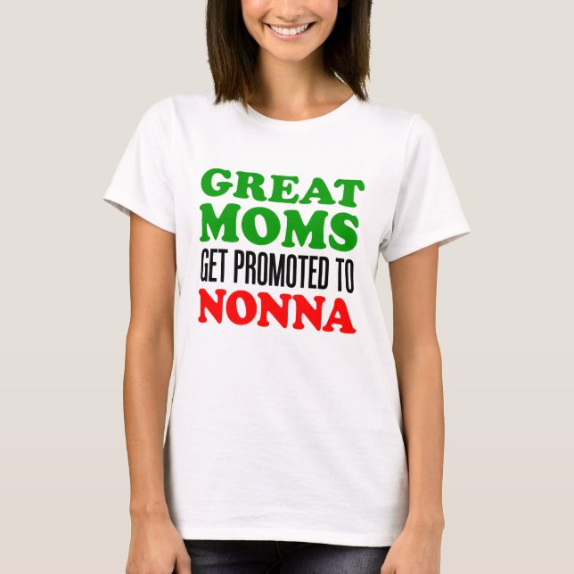 Gefördert zu Nonna T-Shirt (Vorderseite)