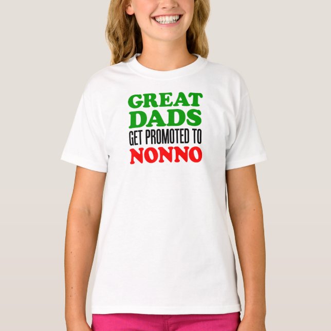 Gefördert zu Nonno T-Shirt (Vorderseite)
