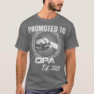 Gefördert zu Opa Est 2023 Funny Pregnancy Announce T-Shirt