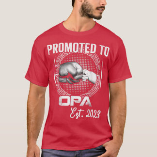 Gefördert zu Opa Est 2023 Funny Pregnancy Announce T-Shirt