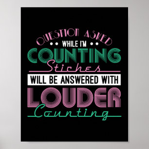 Gefragt Quilting Poster
