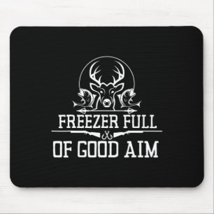 Gefrierschrank voll mit guter Jagdsaison Jäger Vat Mousepad