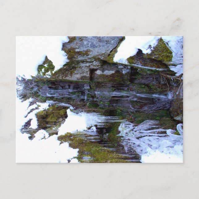 Gefroren in der Zeit... Postkarte (Vorderseite)