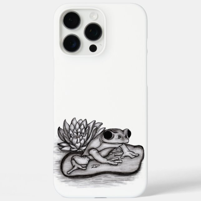 Gefroren mit Lotus-Blume iPhone 16 Pro Max Hülle (Rückseite)