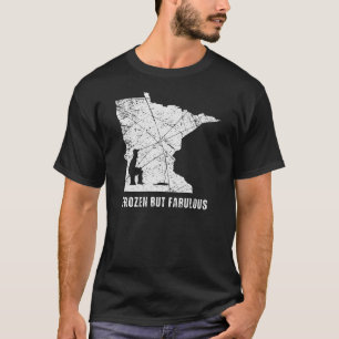 gefroren und vornehm Eisfischerei T-Shirt