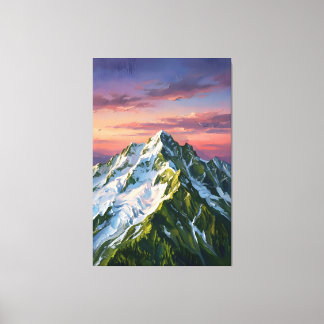 Gefrorene Berglandschaft Naturliebhaber Leinwand W