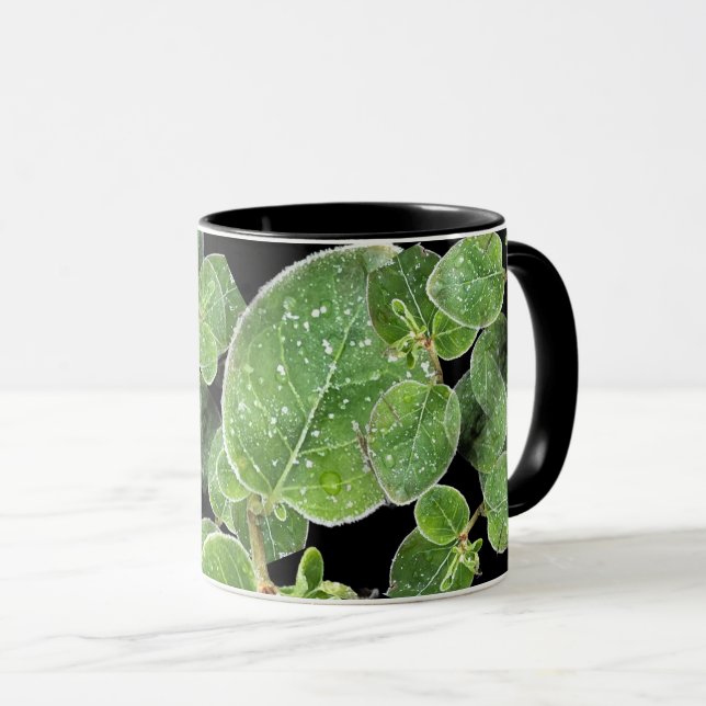 Gefrorene Blätter Tasse (VorderseiteRechts)