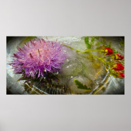 Gefrorene Blüten, Poster