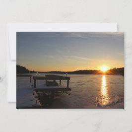 Gefrorene Reflexion Einladung