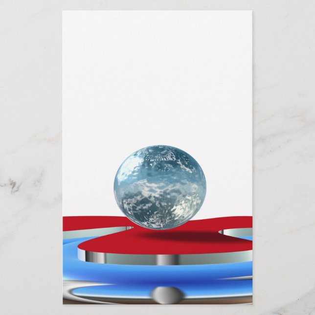 gefrorener Globus Flyer (Vorne)