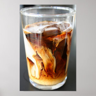 gefrorener Kaffee - Plakat 11x17