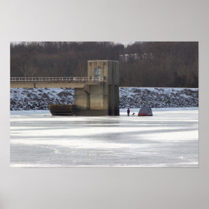Gefrorener Lake Galena Poster