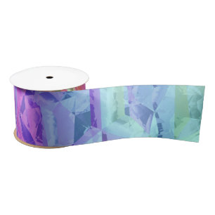 gefrorener Regenbogenkristall : Satinband