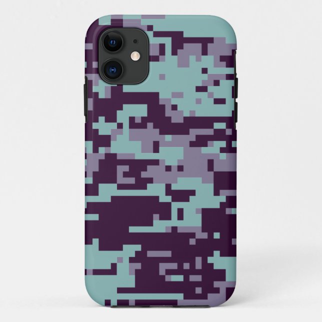 Gefrorenes Digital-Tarnmuster Case-Mate iPhone Hülle (Rückseite)