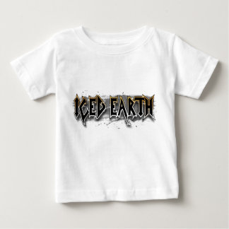 Gefrorenes ERDFARBEN-BASIC-LOGO-Säuglingst-stück Baby T-shirt