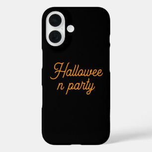 Geft Black iPhone Fälle16 Halloween-Party 16 Hülle