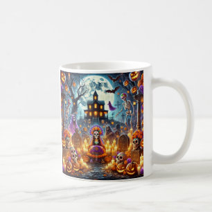 Geft-Tasse Halloween für Eltern Kaffeetasse