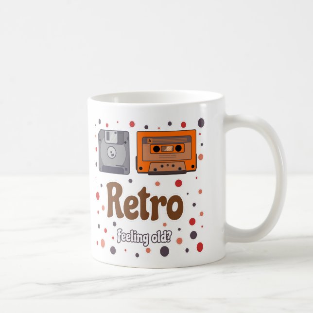 Gefühl Alte Retro-Tasse Kaffeetasse (Rechts)
