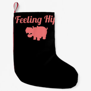 Gefühl Angesagt Hippopotamus Funny Hippo Kinderges Kleiner Weihnachtsstrumpf