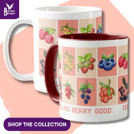 GEFÜHL BERRY GOOD Individuelle Name Strawberry Tasse