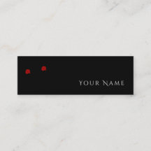 GEFÜHL BITEY Funny Vampire Personal Calling Card