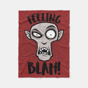 Gefühl Blah Nosferatu Vampire Fleecedecke