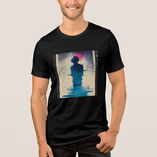 Gefühl Blue - Limited Edition (2) Tri-Blend Shirt (Vorderseite)