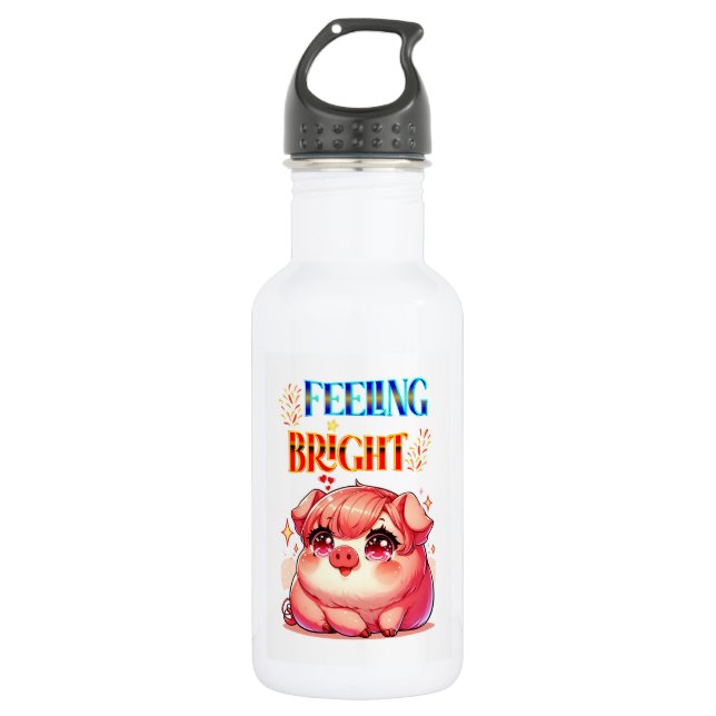 Gefühl Bright Edelstahlflasche (Vorderseite)