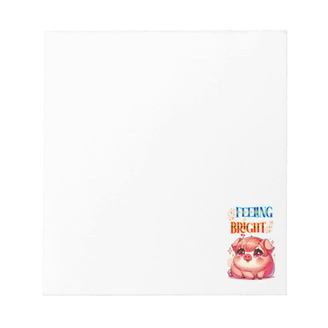 Gefühl Bright Notizblock (Vorderseite)