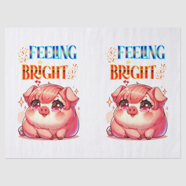 Gefühl Bright Seidenpapier (Vorderseite)