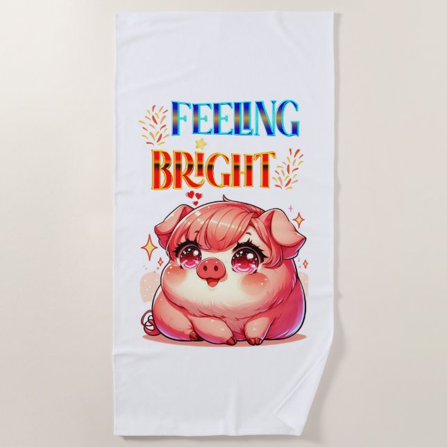 Gefühl Bright Strandtuch (Vorderseite)