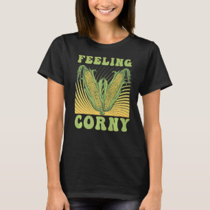 Gefühl Corny Corn Pun T-Shirt