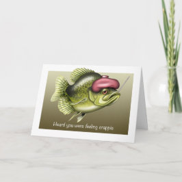 Gefühl Crappy Get Well Card Karte