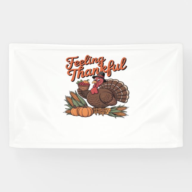 Gefühl dankbar Classic T - Shirt Banner (Horizontal)