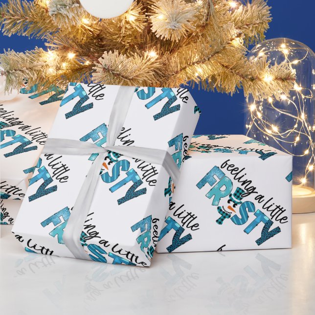 Gefühl ein wenig eiskalt anpassen geschenkpapier (Feiertage)