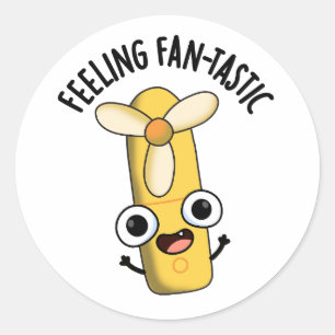 Gefühl Fantastischer Fan Pub Runder Aufkleber