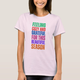 Gefühl Gemütliches und dankbares Shirt der Segen f