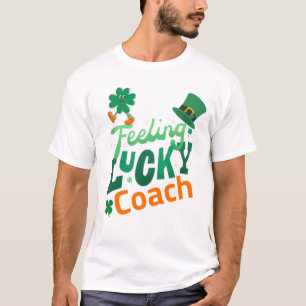 Gefühl-Glückstrainer für den Tag des heiligen Patr T-Shirt