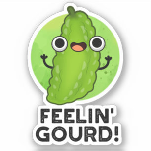 Gefühl Gourd Funny Gefühl Gute Veggie Pub Aufkleber