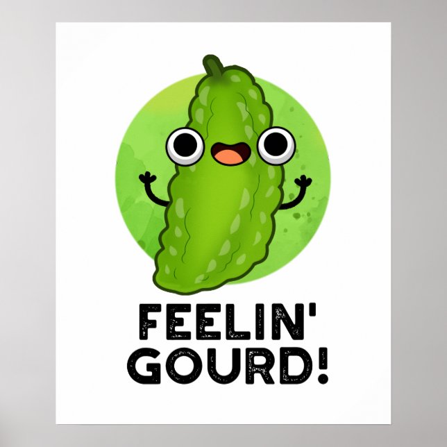 Gefühl Gourd Funny Gefühl Guter Gemüsepuppe Poster (Vorne)